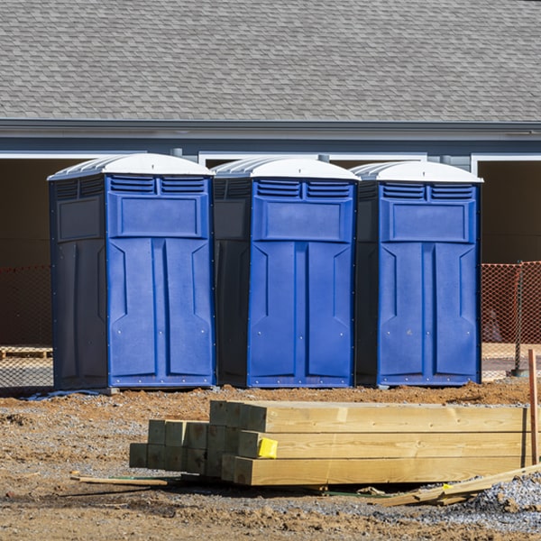 is there a specific order in which to place multiple porta potties in Ickesburg